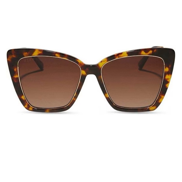 Diff Eyewear Tortoise Shell Sunglasses - Picture 3 of 7